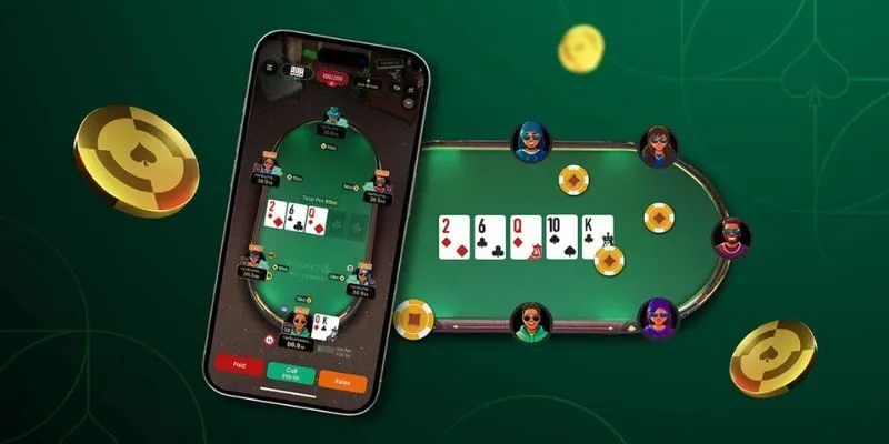 Anh em chỉ cần vài thao tác là đã có thể chơi Poker ngay