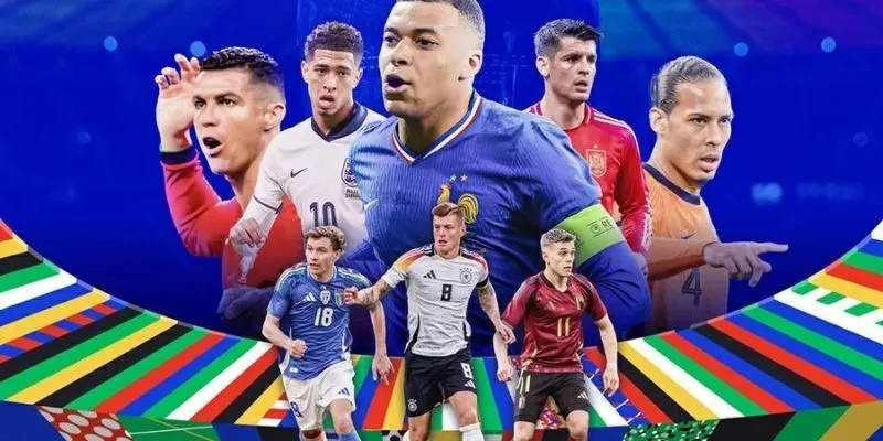 Giao diện Cup bóng đá Euro tại thể thao N88